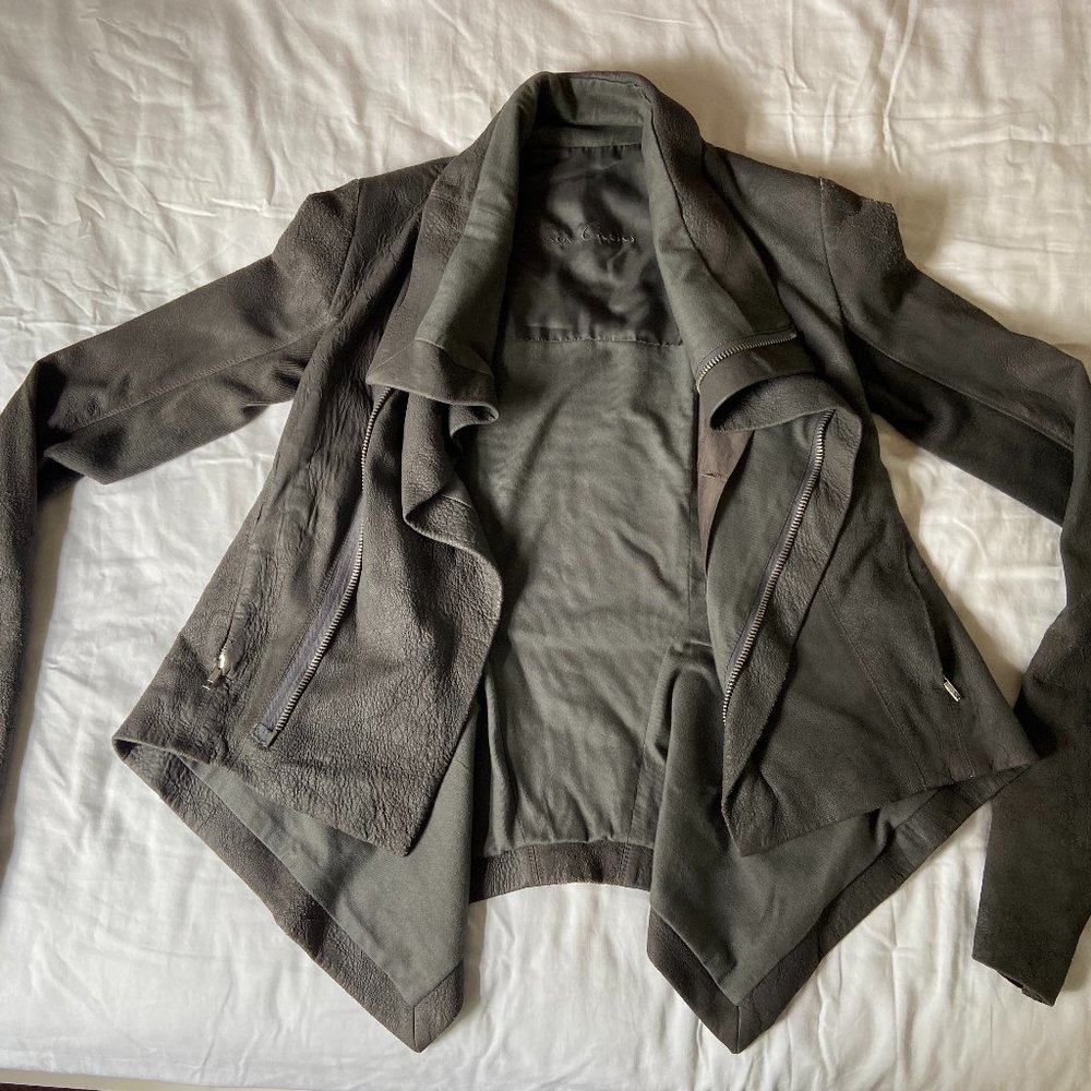 Rick Owens Leather Tailored Jacket - Picture 2 of 10